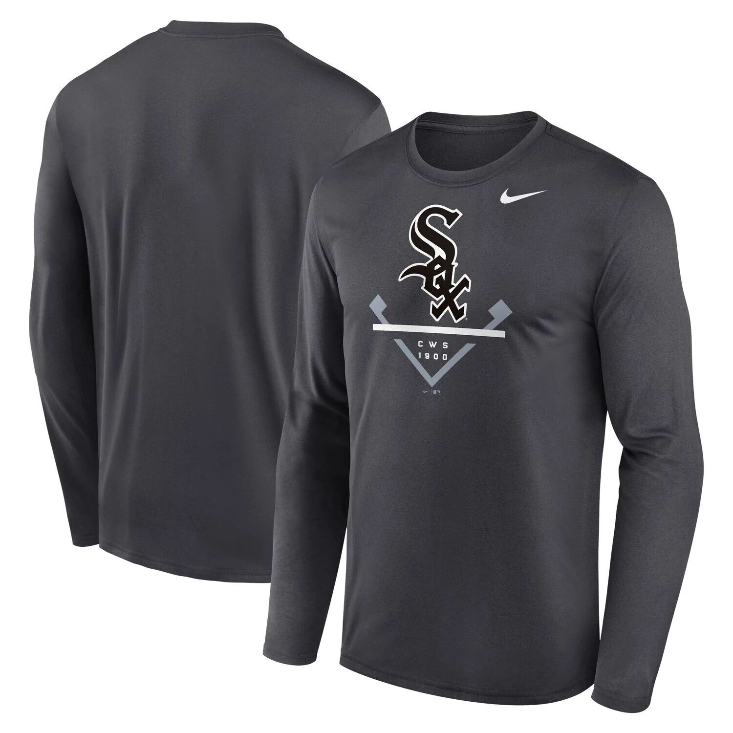 Мужская антрацитовая футболка Chicago White Sox Icon Legend Performance с длинным рукавом Nike, Черный, Мужская антрацитовая футболка Chicago White Sox Icon Legend Performance с длинным рукавом Nike
Мужская антрацитовая футболка Chicago White Sox Icon Legend Performance с длинным рукавом Nike, Черный, Мужская антрацитовая футболка Chicago White Sox Icon Legend Performance с длинным рукавом Nike
