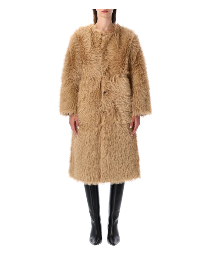 Двустороннее длинное пальто из искусственного меха Urbancode, коричневый
Двустороннее длинное пальто из искусственного меха Urbancode, коричневый