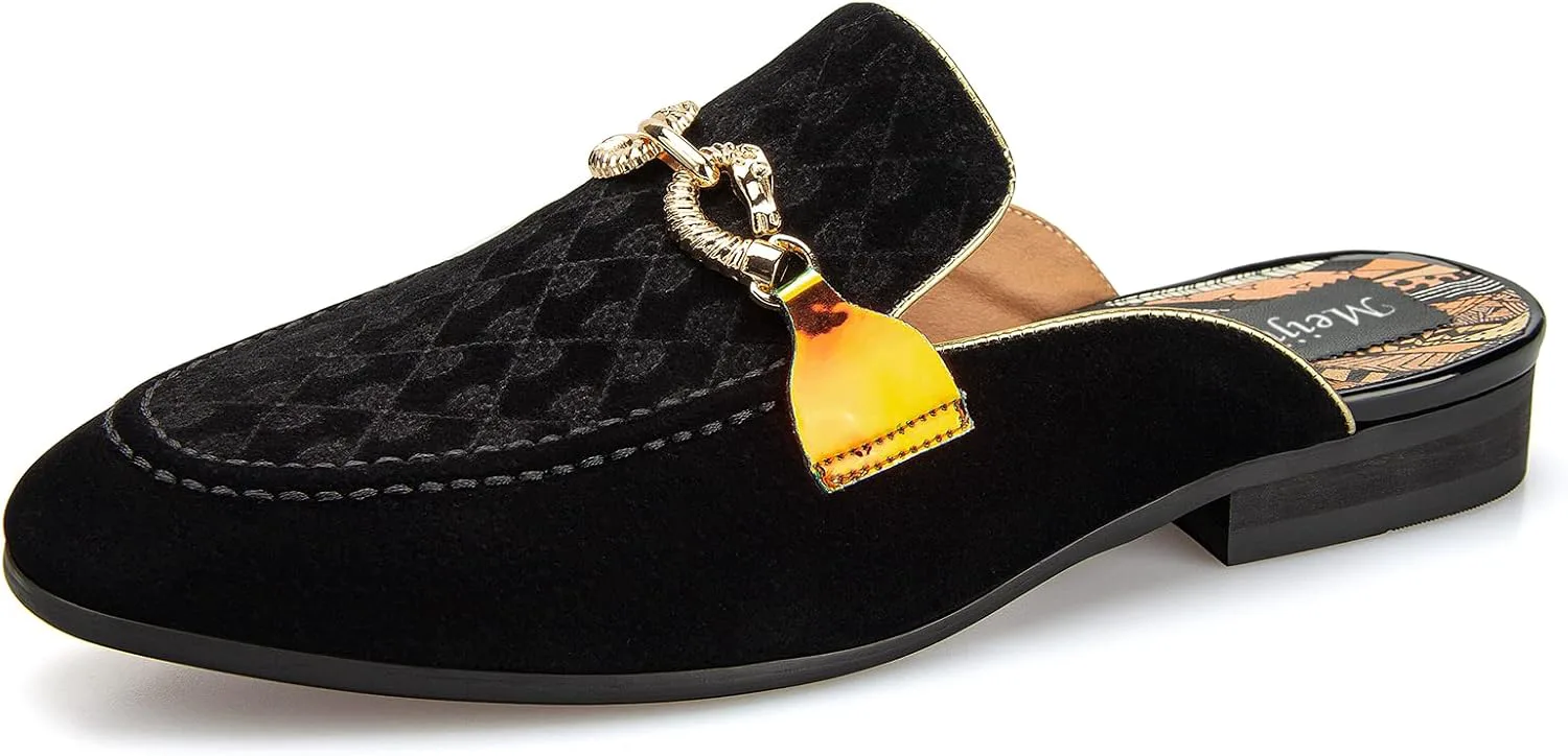 Мужские тапочки Meijiana, слипоны-лоферы из кожи, для официального и повседневного ношения, с открытой пяткой, черный
Мужские тапочки Meijiana, слипоны-лоферы из кожи, для официального и повседневного ношения, с открытой пяткой, черный