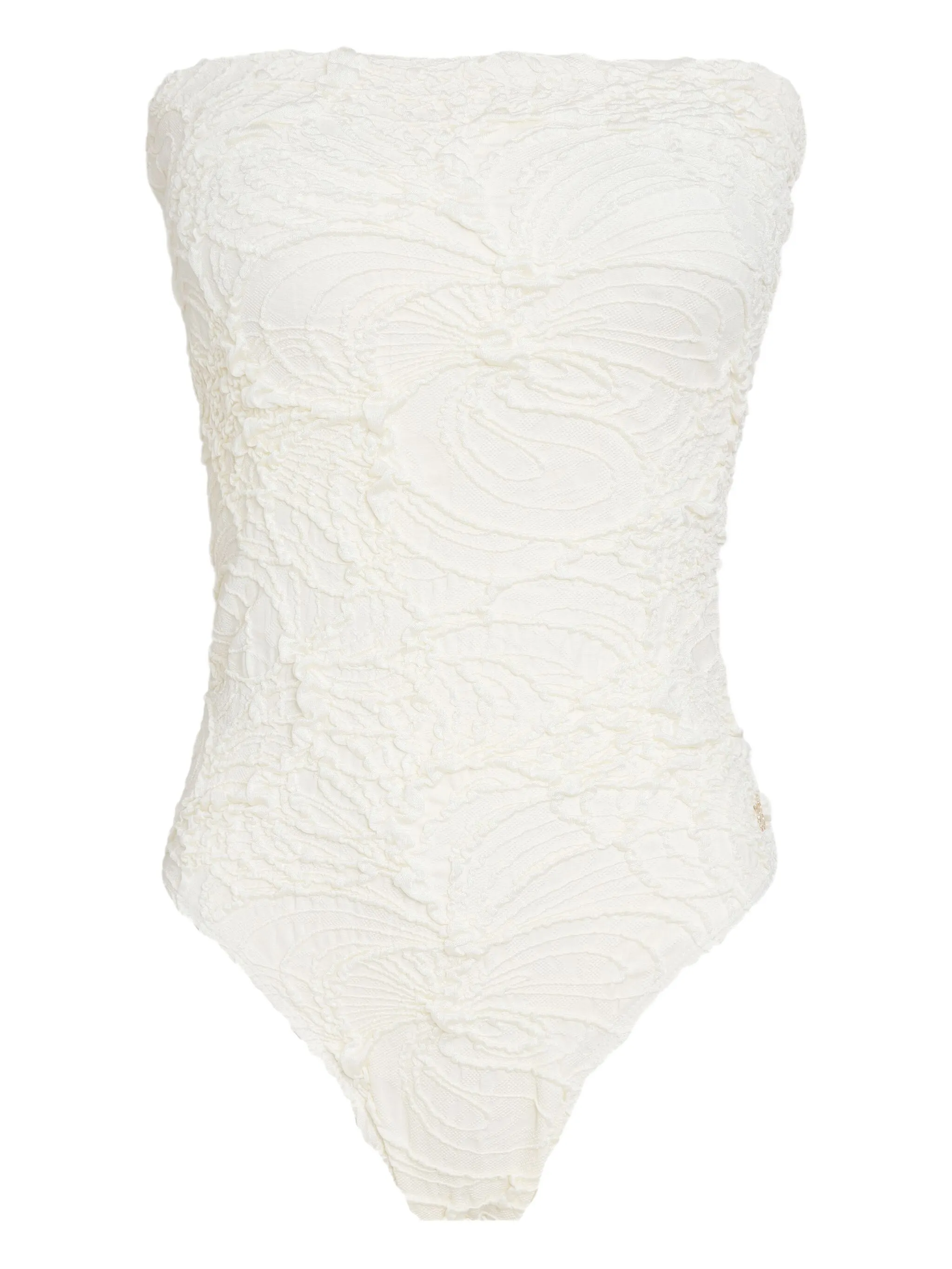 Жаккардовый купальник Manu с цветочным узором Brigitte, белый
Жаккардовый купальник Manu с цветочным узором Brigitte, белый