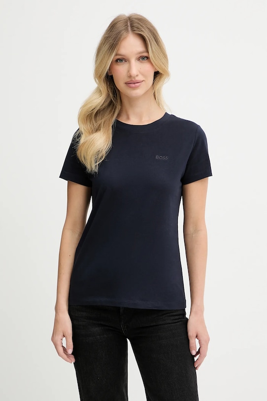 Хлопковая футболка c esogo 1 BOSS Orange, темно-синий
Хлопковая футболка c esogo 1 BOSS Orange, темно-синий