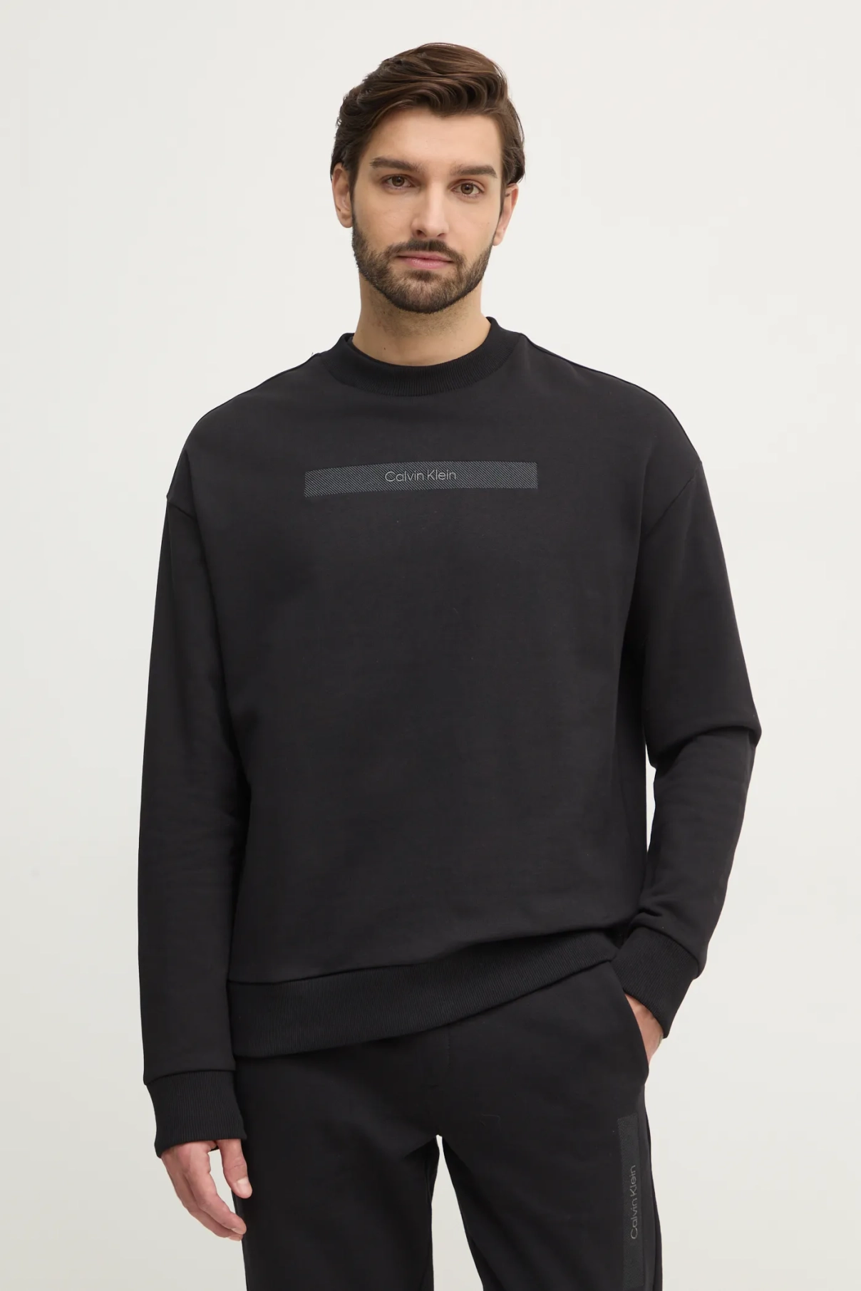 Хлопковая толстовка Calvin Klein, черный
Хлопковая толстовка Calvin Klein, черный