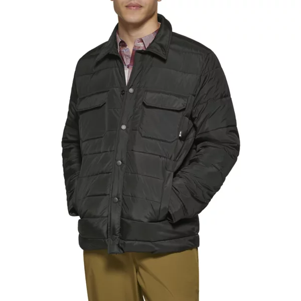 Мужская стеганая куртка-рубашка G.H. Bass & Co., черный
Мужская стеганая куртка-рубашка G.H. Bass & Co., черный
