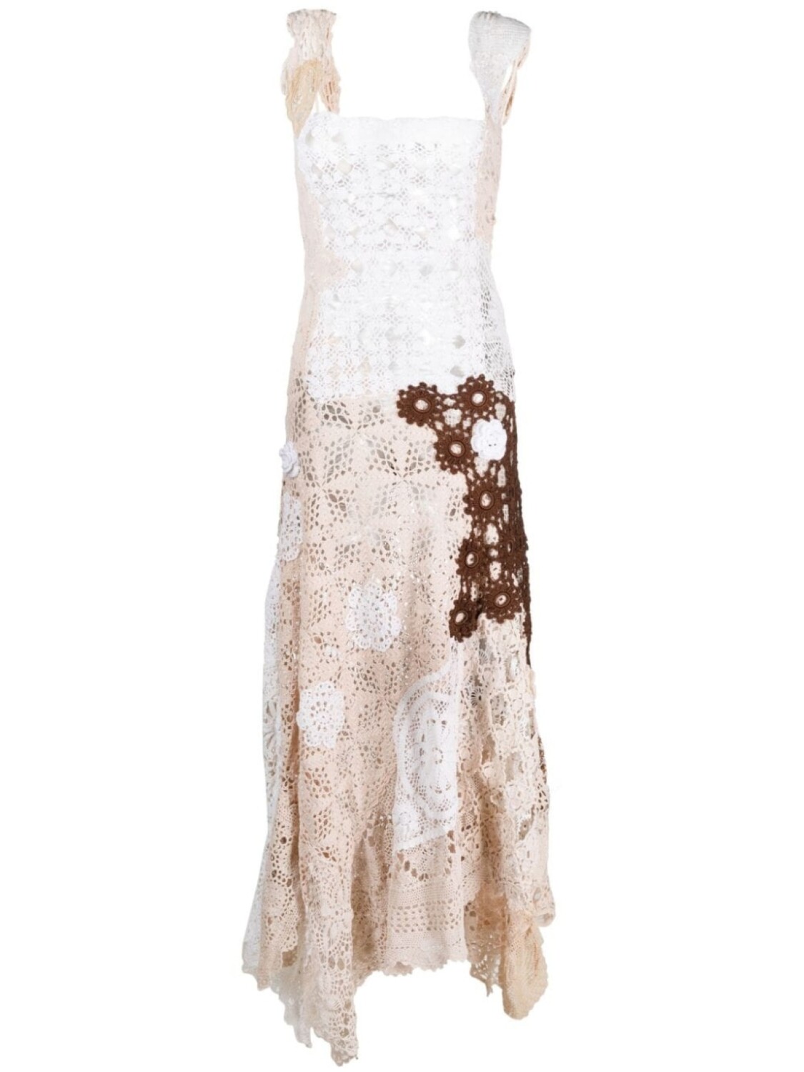 Marco Rambaldi платье миди в технике кроше, белый
Marco Rambaldi платье миди в технике кроше, белый