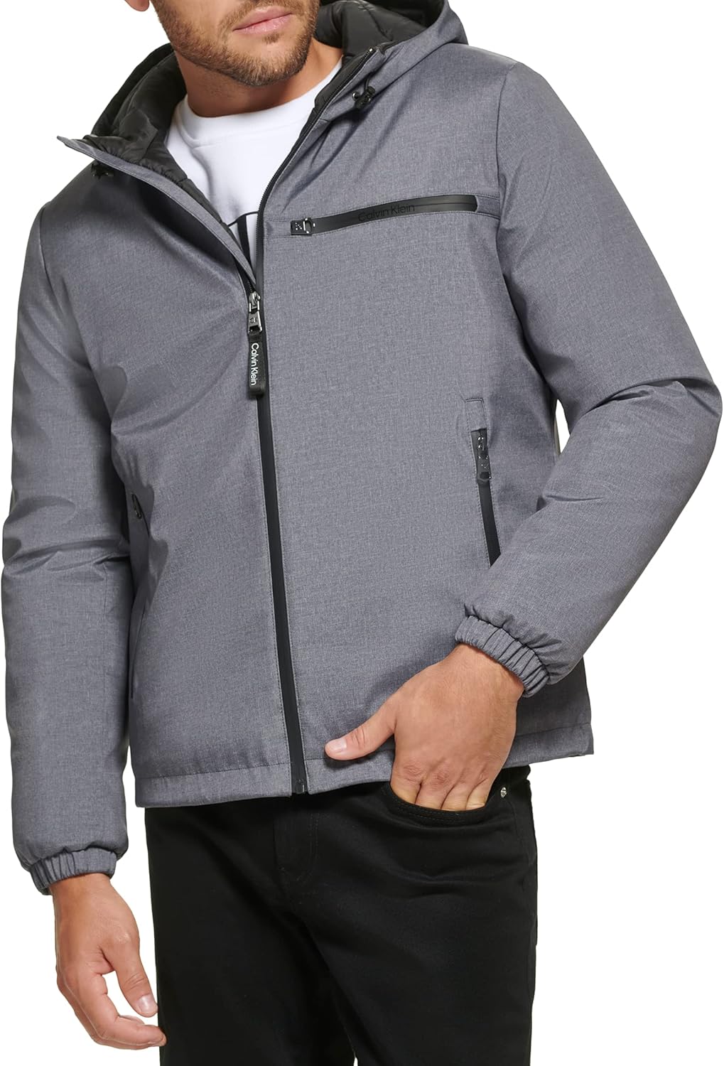 Мужская ветровка с капюшоном Calvin Klein, Classic Hooded Light Grey Heather
Мужская ветровка с капюшоном Calvin Klein, Classic Hooded Light Grey Heather