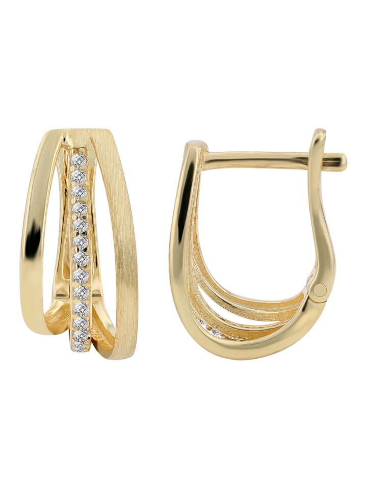 Adeliás Женские серьги - серьги-гвоздики из серебра 925 пробы с кубическим цирконием в золотой оправе
Adeliás Женские серьги - серьги-гвоздики из серебра 925 пробы с кубическим цирконием в золотой оправе