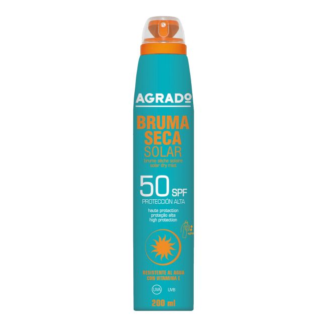 Bruma seca solar spf50 защитный спрей для тела Agrado, 200 мл
Bruma seca solar spf50 защитный спрей для тела Agrado, 200 мл