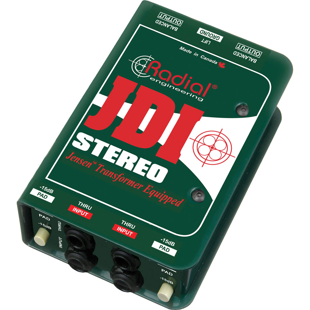 Директ-бокс Radial Engineering JDI Stereo Passive Direct Box R800 1012
Директ-бокс Radial Engineering JDI Stereo Passive Direct Box R800 1012