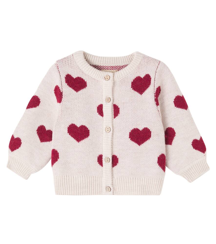 Кардиган из жаккардовой шерсти Baby Hearts Wheat, Offwhite Melange
Кардиган из жаккардовой шерсти Baby Hearts Wheat, Offwhite Melange