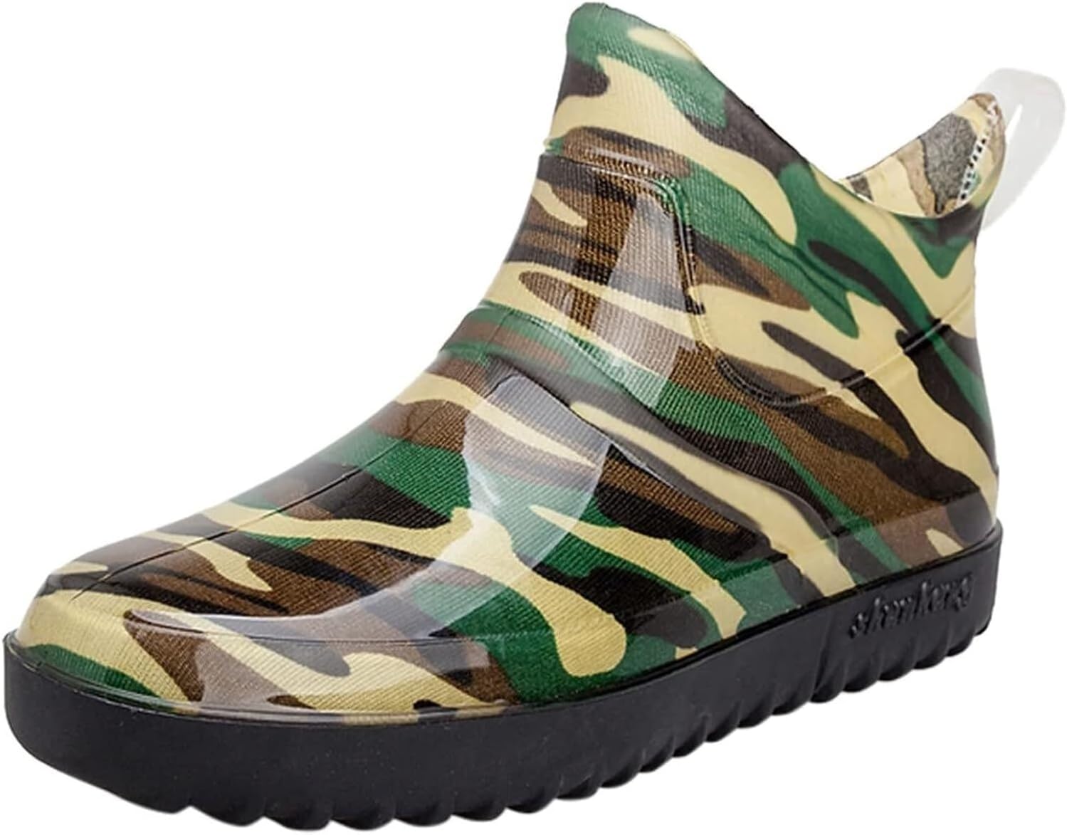 Мужские ботинки для дождя, водонепроницаемые, с нескользящей подошвой, с круглым носком, на плоской подошве, для улицы, короткие ботинки для дождя с цветными вставками Generic, зеленый
Мужские ботинки для дождя, водонепроницаемые, с нескользящей подошвой, с круглым носком, на плоской подошве, для улицы, короткие ботинки для дождя с цветными вставками Generic, зеленый