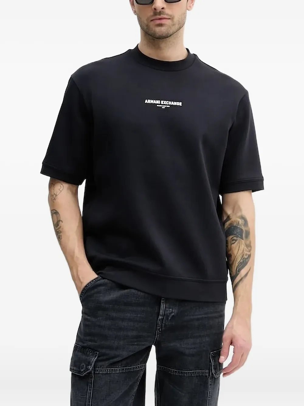 Футболка с короткими рукавами и принтом логотипа Armani Exchange, черный
Футболка с короткими рукавами и принтом логотипа Armani Exchange, черный