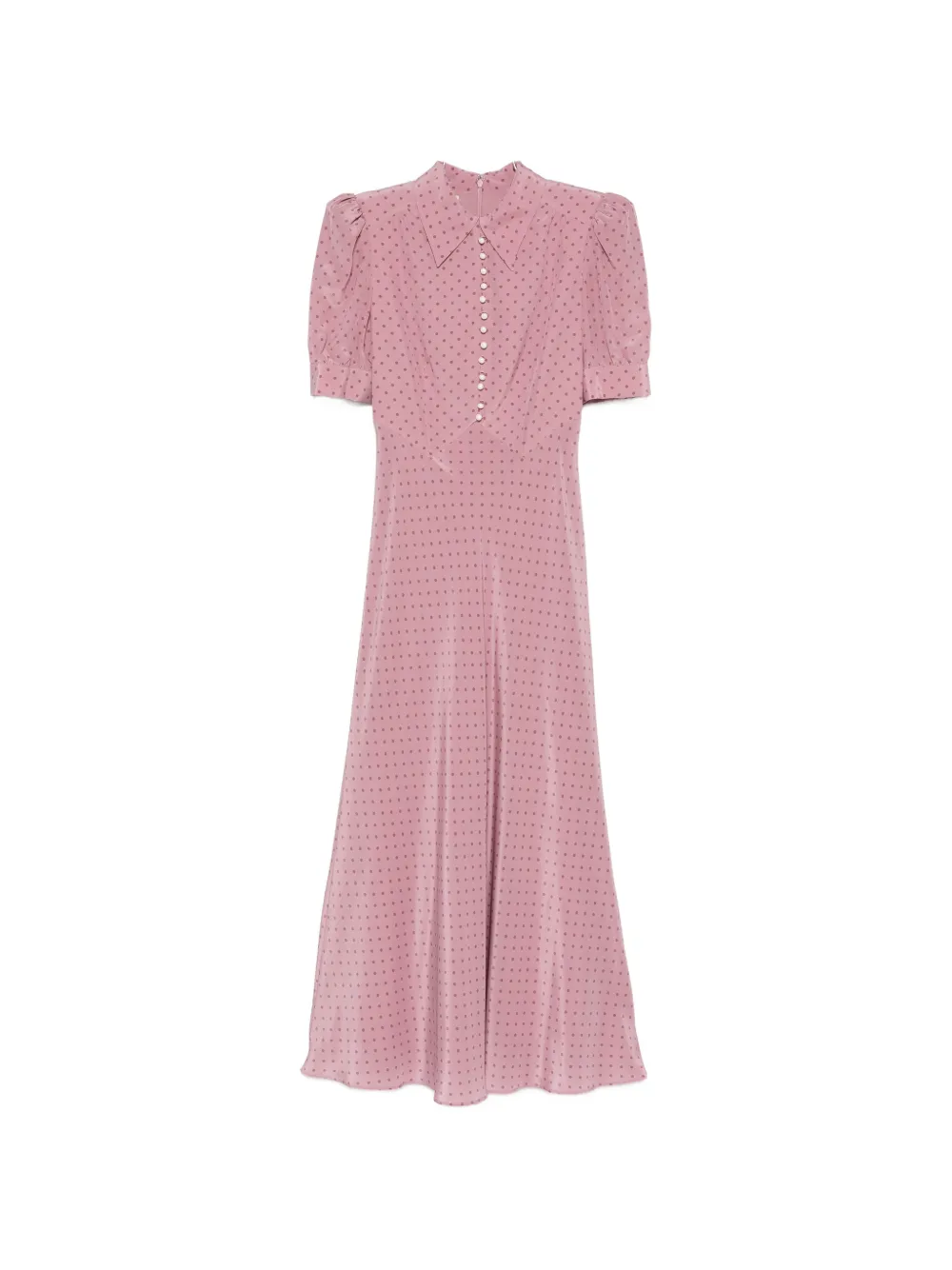 Платье миди в горошек Alessandra Rich, розовый
Платье миди в горошек Alessandra Rich, розовый