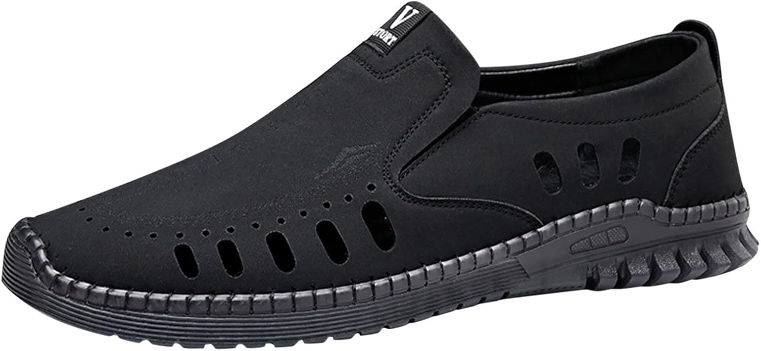 Мужские повседневные туфли модные на все сезоны с вырезами, из кожи, дышащие, удобные, противоскользящие, мужские повседневные туфли-бутсы Generic, черный
Мужские повседневные туфли модные на все сезоны с вырезами, из кожи, дышащие, удобные, противоскользящие, мужские повседневные туфли-бутсы Generic, черный