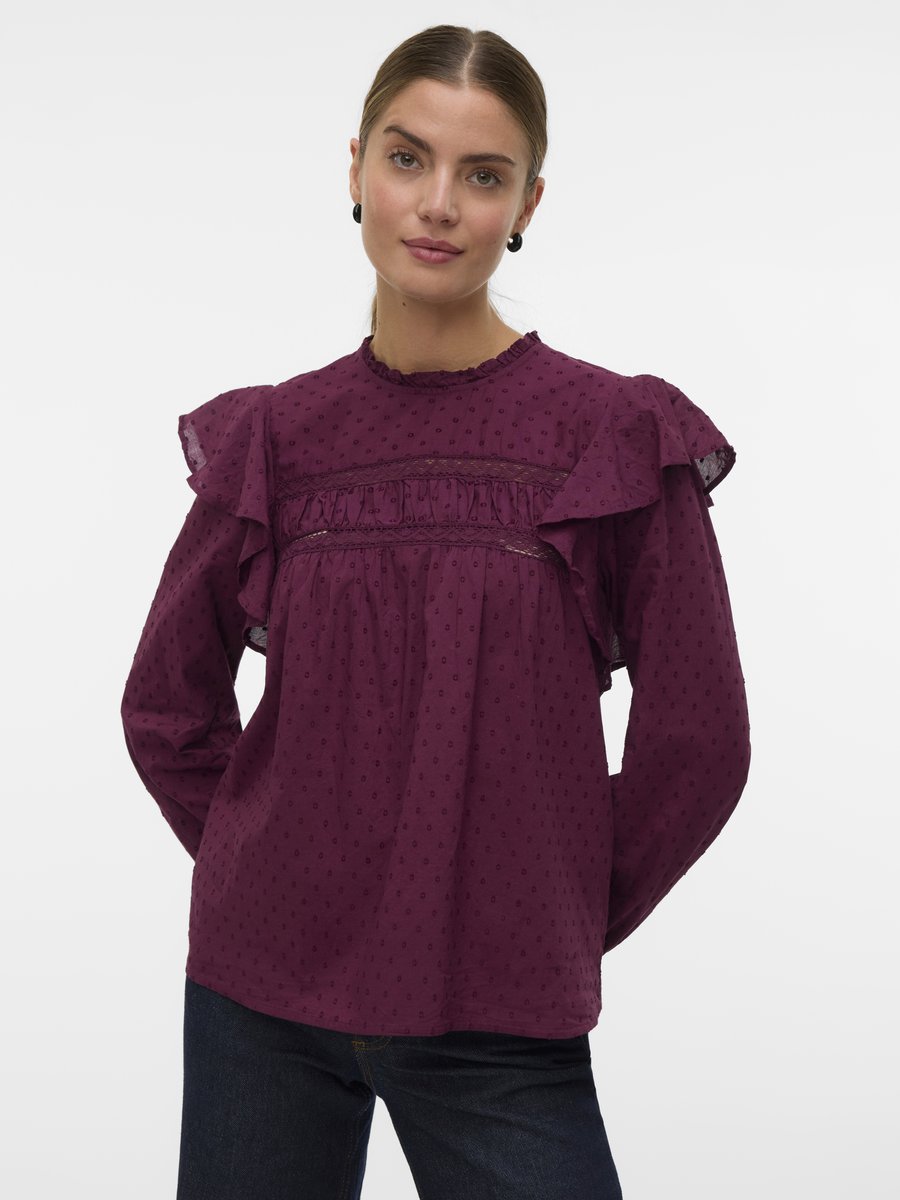 Блуза Vero Moda VMTRINE, Winetasting/Bordeaux
Блуза Vero Moda VMTRINE, Winetasting/Bordeaux