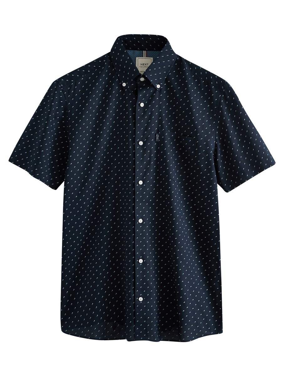 Рубашка обычного кроя на пуговицах Next, темно-синий/светло-синий
Рубашка обычного кроя на пуговицах Next, темно-синий/светло-синий