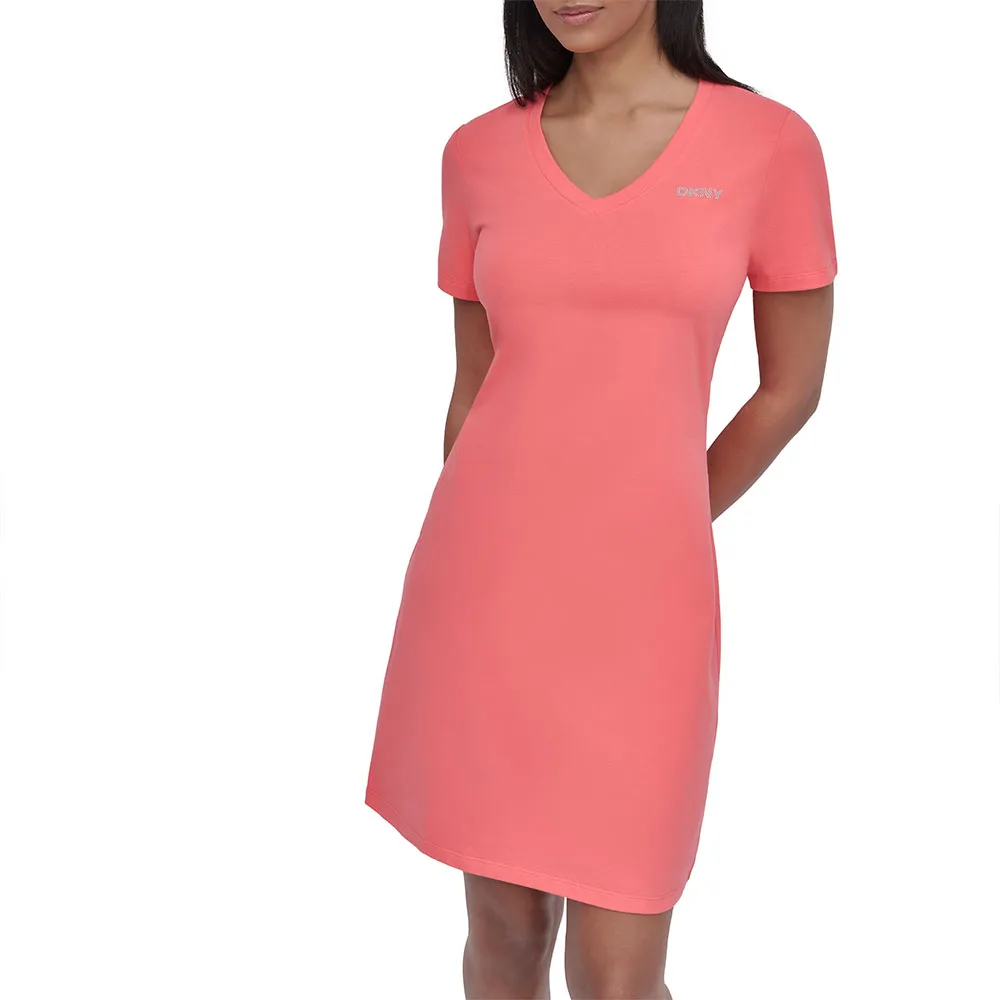 Платье с коротким рукавом DKNY Mini Stud Logo, розовый
Платье с коротким рукавом DKNY Mini Stud Logo, розовый