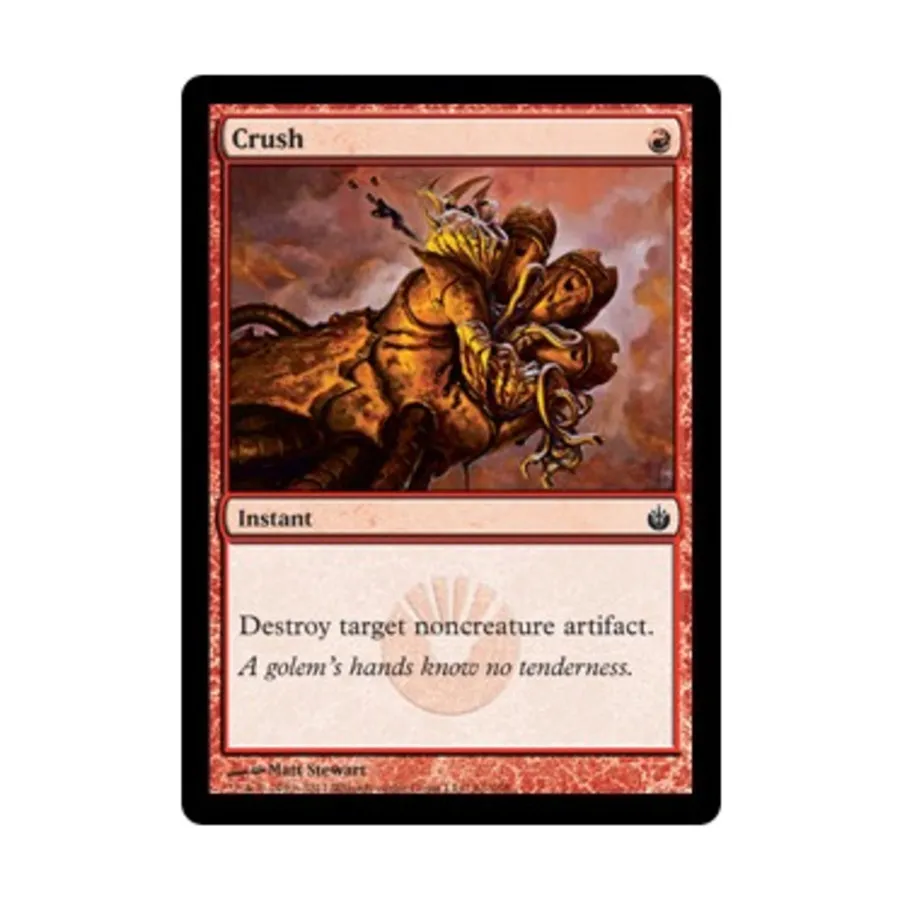 CCG Раздавить (С) (Фольга), MTG - Mirrodin Besieged
CCG Раздавить (С) (Фольга), MTG - Mirrodin Besieged