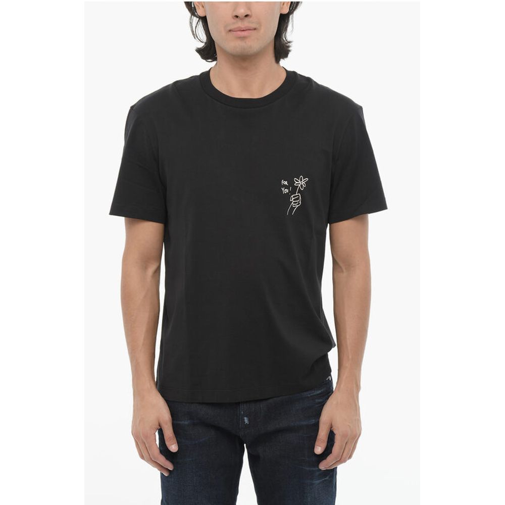 Футболка из хлопка FOR YOU с круглым вырезом и контрастным принтом Neil Barrett, Black
Футболка из хлопка FOR YOU с круглым вырезом и контрастным принтом Neil Barrett, Black