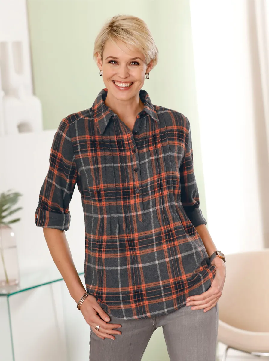 Длинная блузка Classic Basics, цвет Kupferfarben-Kariert
Длинная блузка Classic Basics, цвет Kupferfarben-Kariert