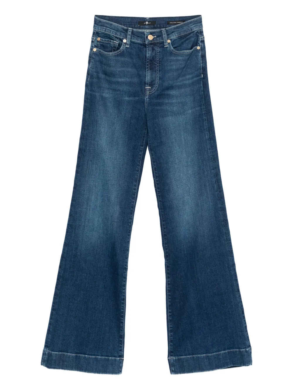 Широкие джинсы с завышенной талией 7 For All Mankind, синий
Широкие джинсы с завышенной талией 7 For All Mankind, синий