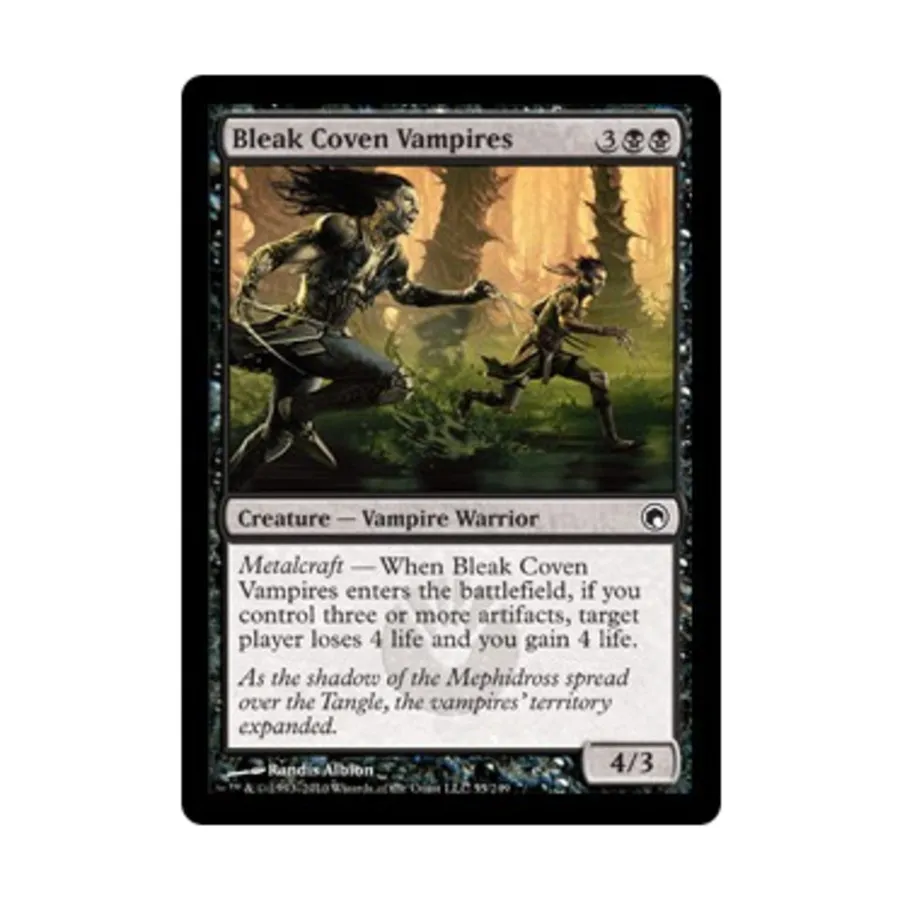 CCG Вампиры мрачного ковена (C) (фольга), MTG - Scars of Mirrodin
CCG Вампиры мрачного ковена (C) (фольга), MTG - Scars of Mirrodin