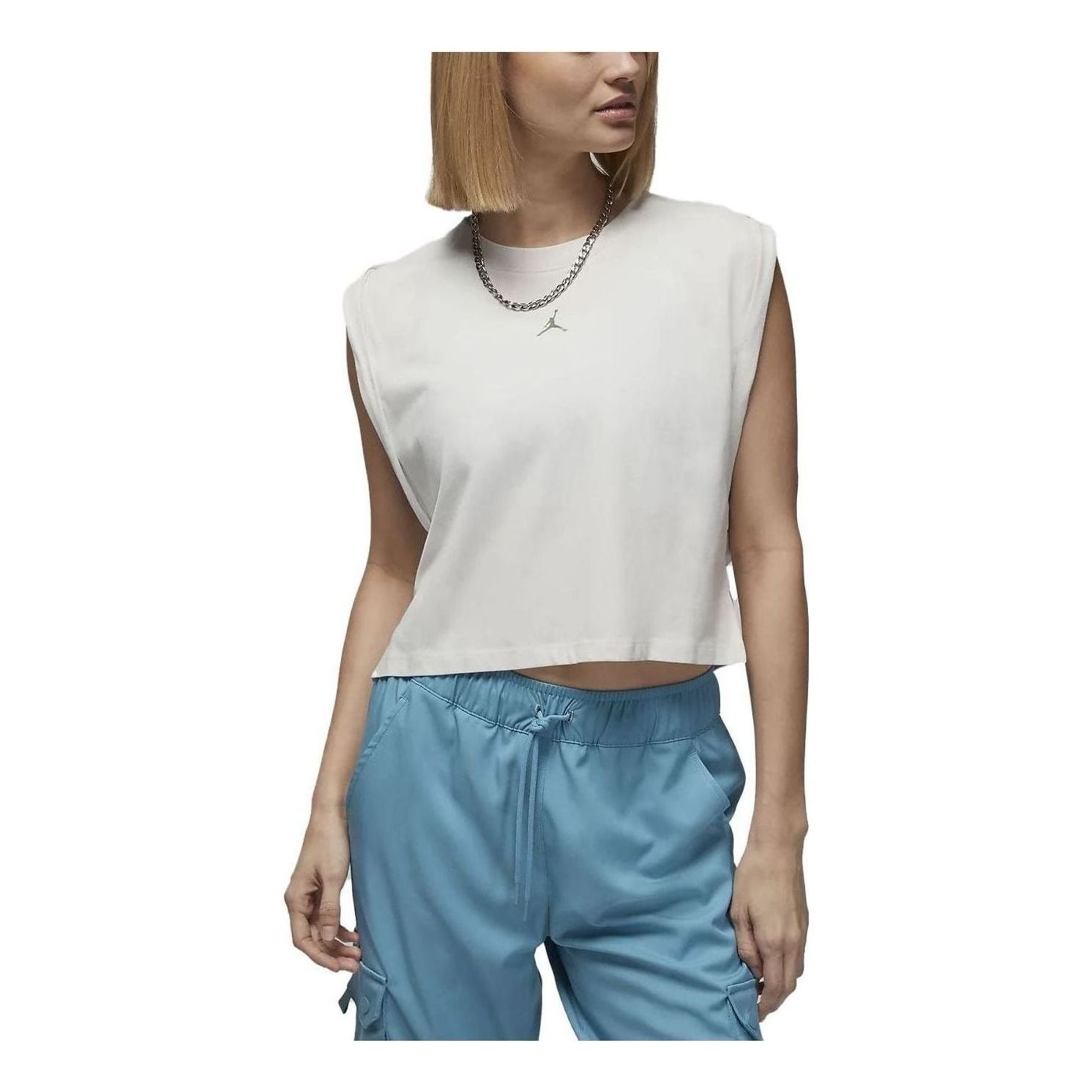 (WMNS) Майка Air Jordan Sport Essentials Tank 'White'
(WMNS) Майка Air Jordan Sport Essentials Tank 'White'