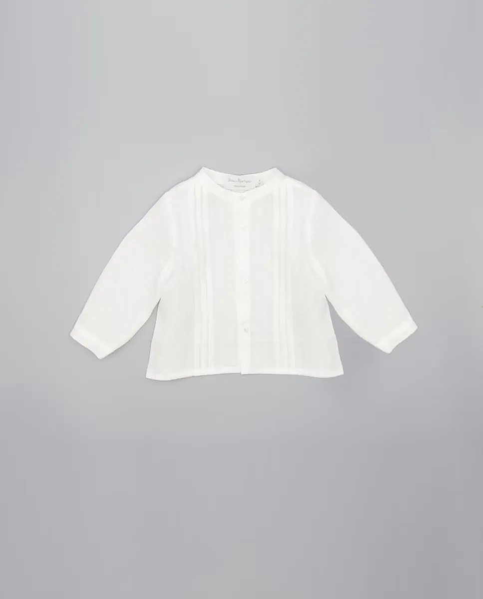 Рубашка для мальчика с леденцами и мандариновым воротником Fina Ejerique, цвет Crudo
Рубашка для мальчика с леденцами и мандариновым воротником Fina Ejerique, цвет Crudo