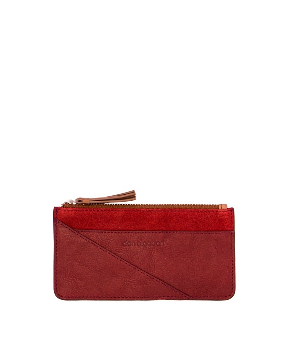 Женский красный кожаный кошелек Don Algodón, красный
Женский красный кожаный кошелек Don Algodón, красный