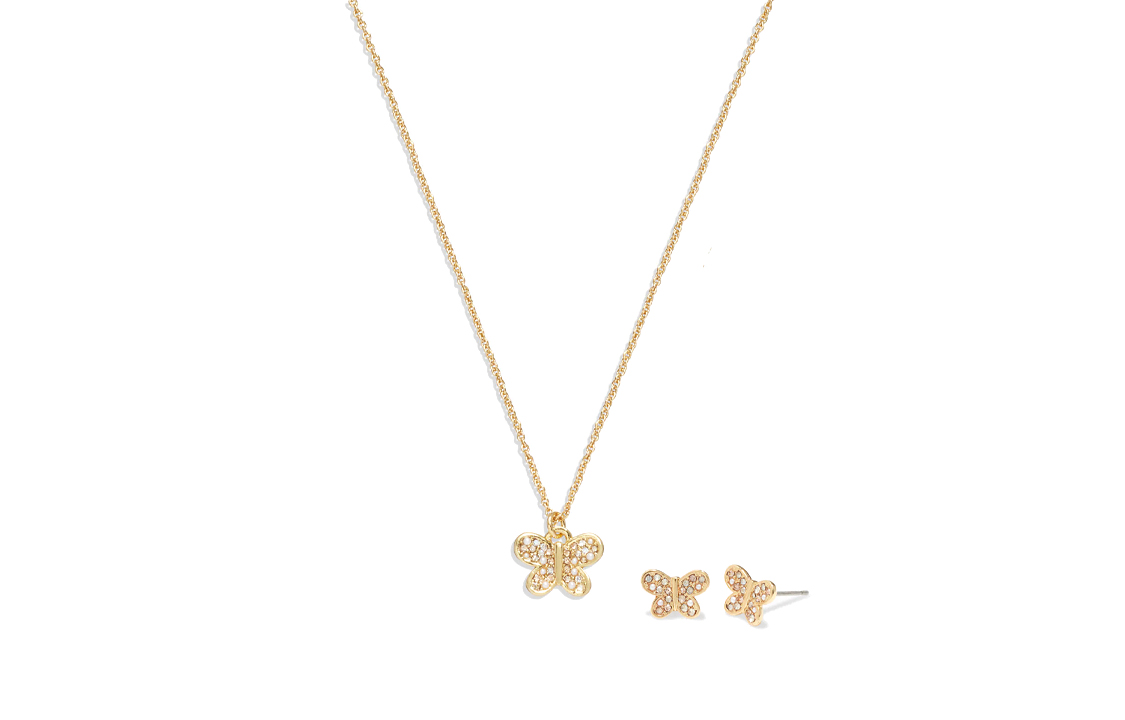 COACH Женское ожерелье из стеклянного жемчуга Gold
COACH Женское ожерелье из стеклянного жемчуга Gold