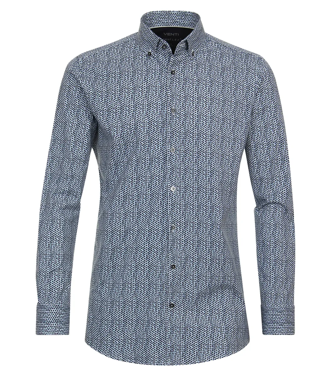 Деловая рубашка VENTI "Деловая рубашка VENTI принт", синий
Деловая рубашка VENTI "Деловая рубашка VENTI принт", синий