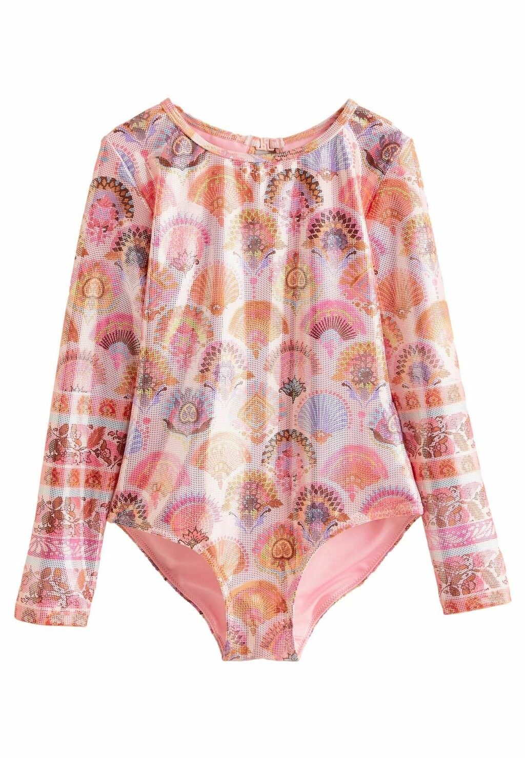 Купальник Next, кораллово-розовый с фольгированным принтом
Купальник Next, кораллово-розовый с фольгированным принтом