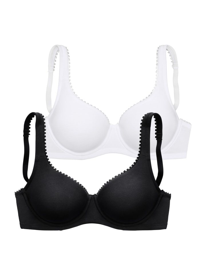 Бюстгальтер на косточках PETITE FLEUR, цвет weiß + schwarz
Бюстгальтер на косточках PETITE FLEUR, цвет weiß + schwarz