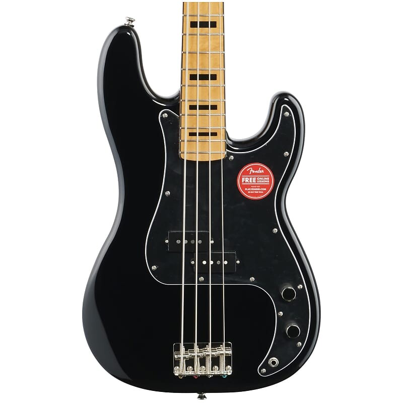 Басс гитара Squier Classic Vibe '70s Precision Electric Bass, with Maple Fingerboard, Black
Басс гитара Squier Classic Vibe '70s Precision Electric Bass, with Maple Fingerboard, Black