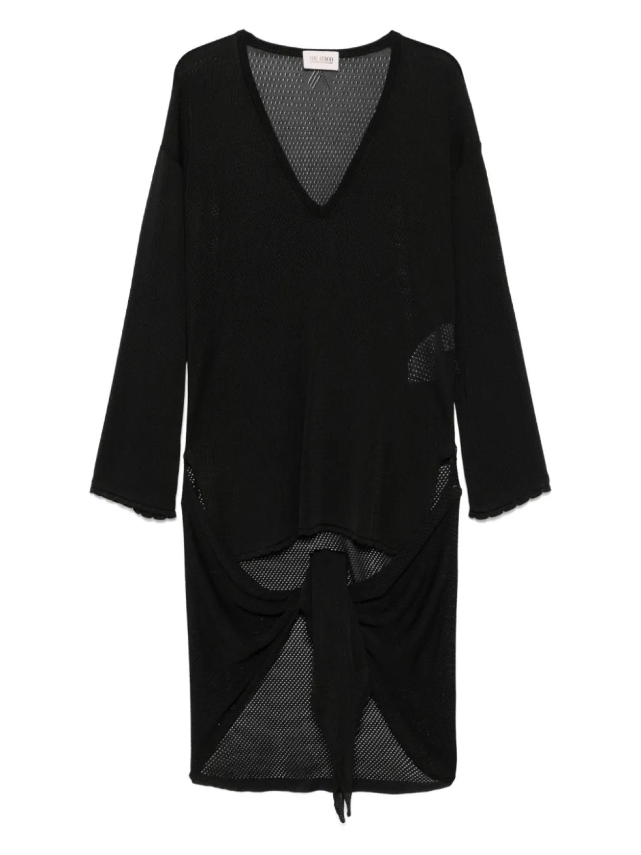 The Attico платье мини с драпировкой, черный
The Attico платье мини с драпировкой, черный