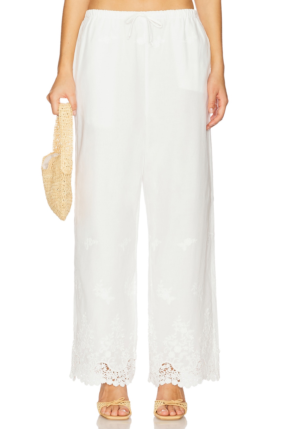 Брюки с завязкой на талии Weworewhat, ivory
Брюки с завязкой на талии Weworewhat, ivory
