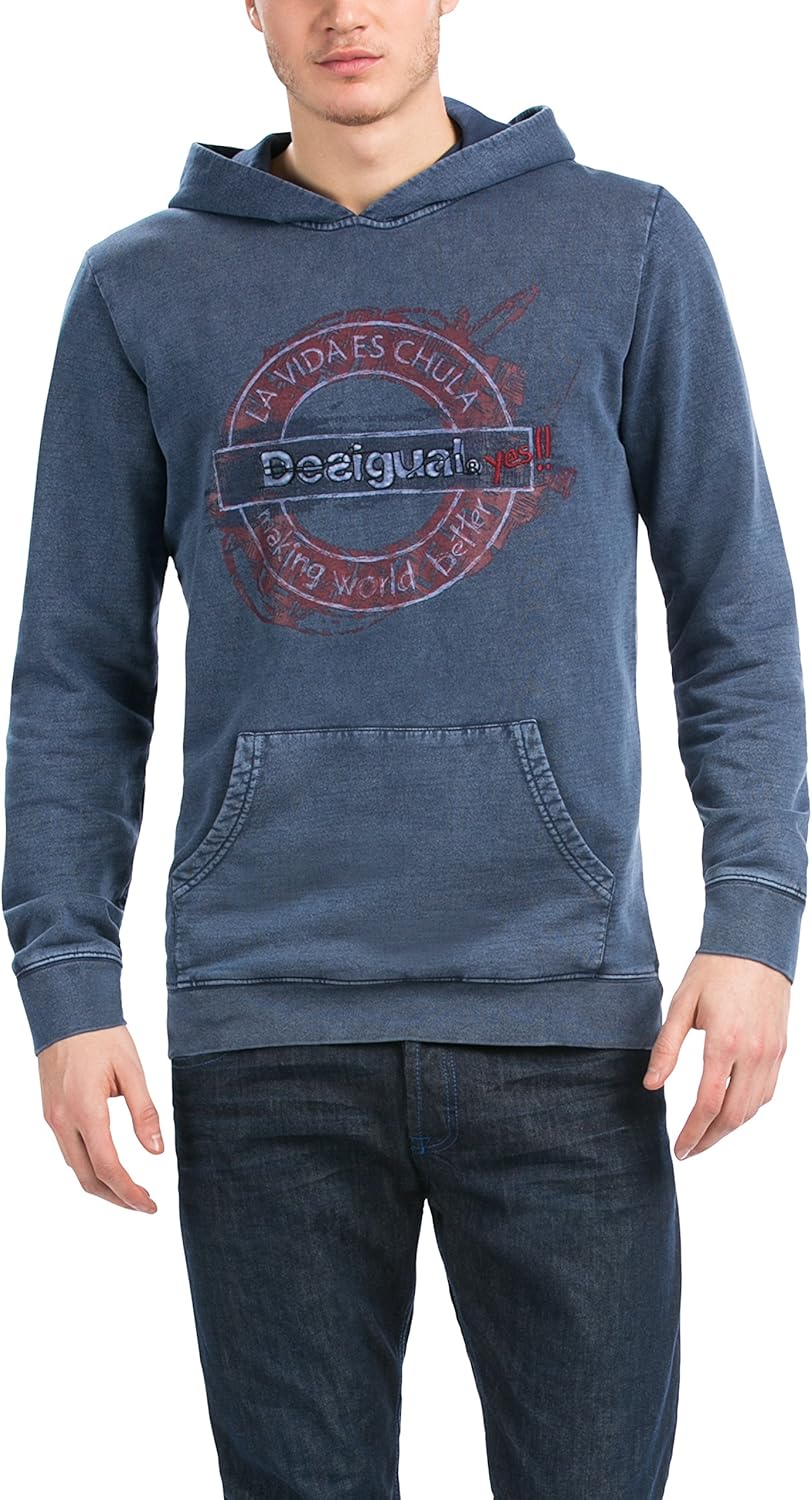 Мужская толстовка Decial 57S10B2 Desigual, синий
Мужская толстовка Decial 57S10B2 Desigual, синий