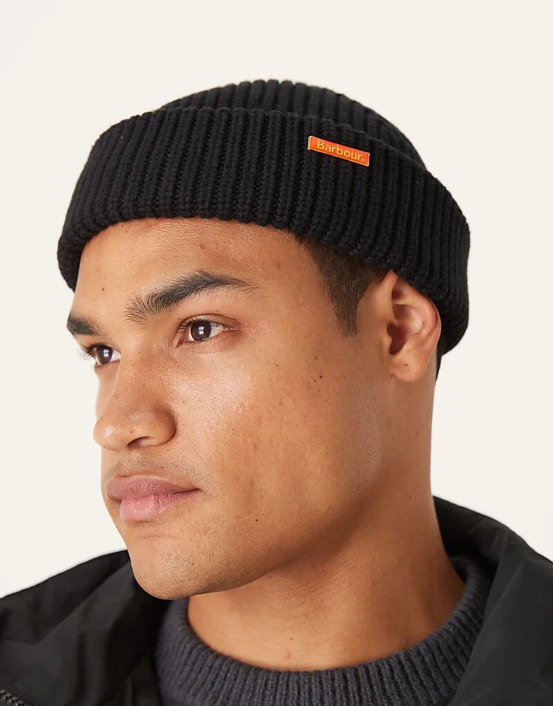 Большая шапка-бини Barbour черного цвета
Большая шапка-бини Barbour черного цвета
