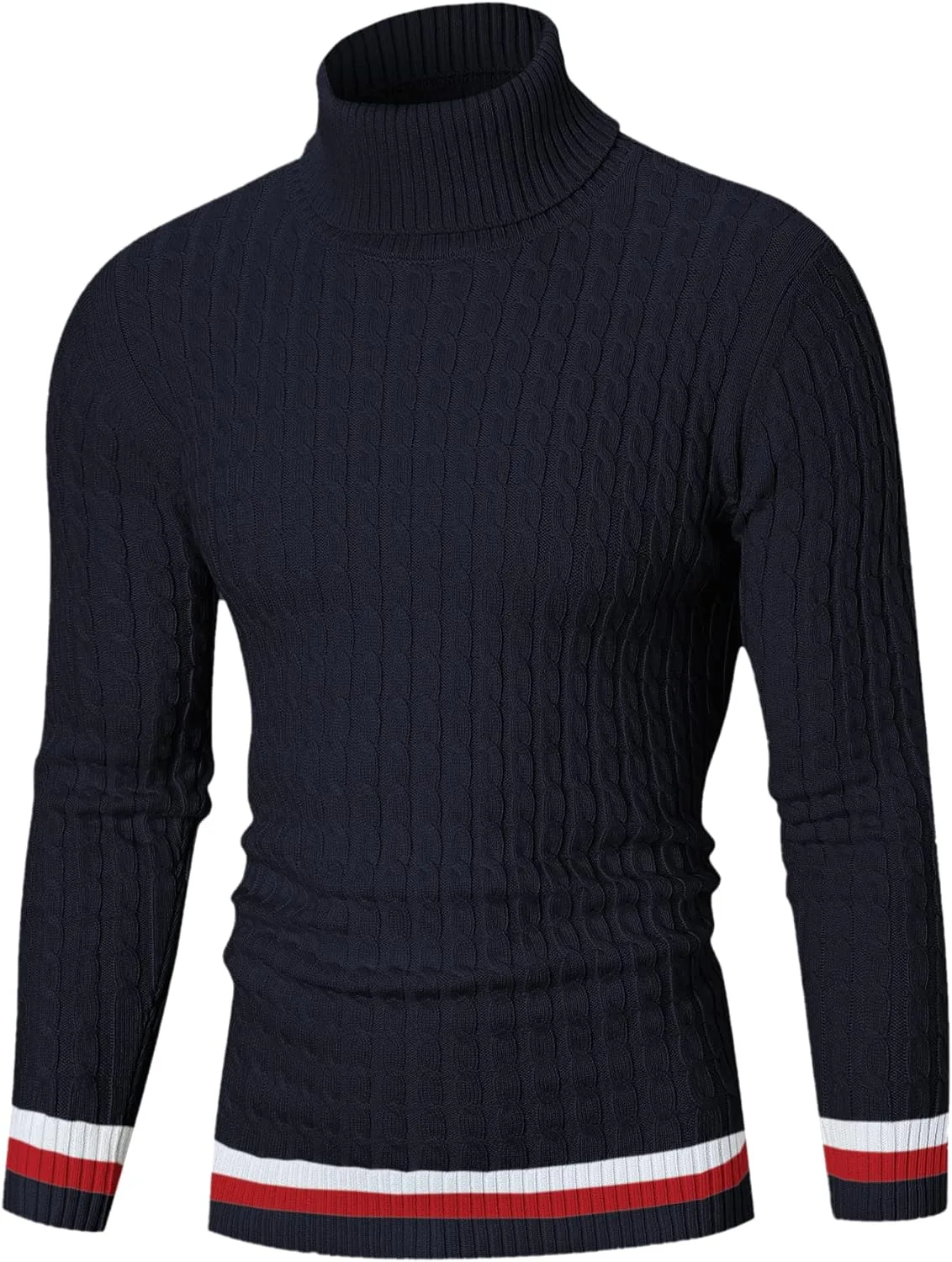 Мужской свитер водолазка Casual Slim Fit с узором Twist QZH.DUAO
Мужской свитер водолазка Casual Slim Fit с узором Twist QZH.DUAO