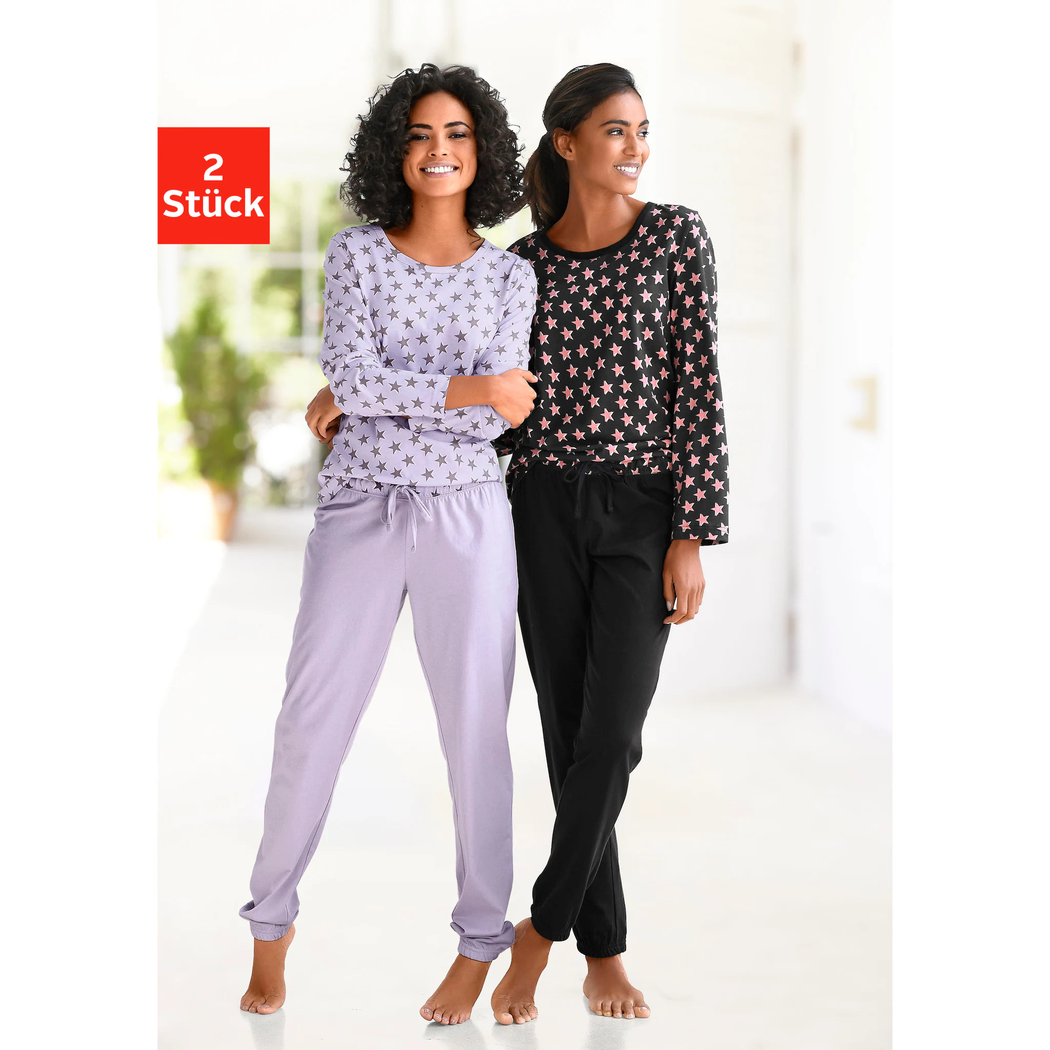 Пижама Vivance Dreams (4 шт., 2 шт.), со звездами, черный
Пижама Vivance Dreams (4 шт., 2 шт.), со звездами, черный