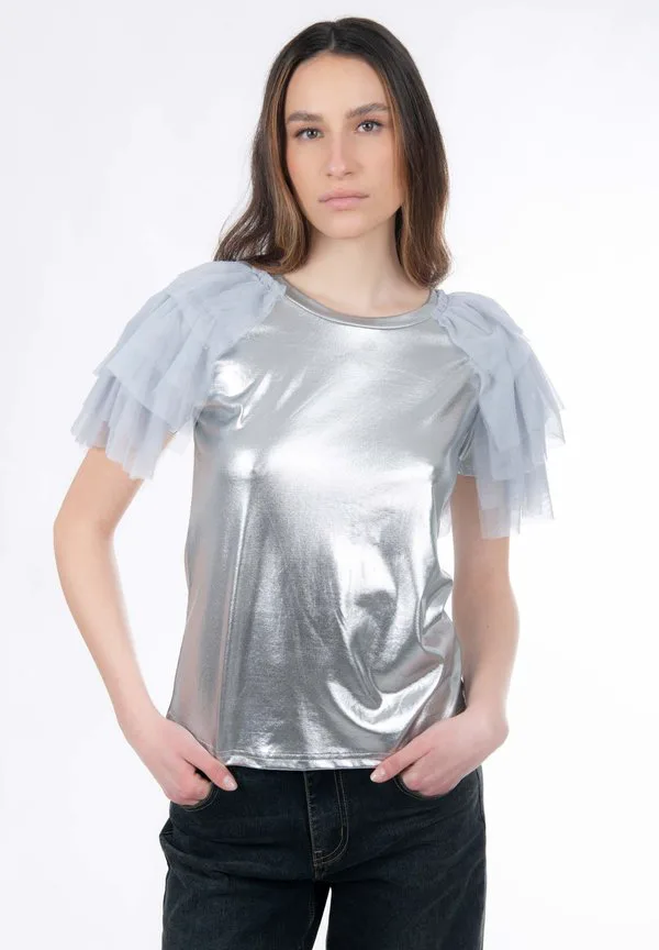 Футболка с блестящим принтом Influencer, Silver, Серебристый, Футболка с блестящим принтом Influencer, Silver
Футболка с блестящим принтом Influencer, Silver, Серебристый, Футболка с блестящим принтом Influencer, Silver