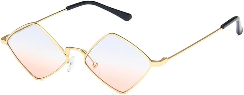 Солнцезащитные очки с защитой UV400 | Маленькая металлическая оправа, цветные линзы | Для женщин и мужчин, для занятий спортом на открытом воздухе и вождения DSVIGF, Gold Blue Pink
Солнцезащитные очки с защитой UV400 | Маленькая металлическая оправа, цветные линзы | Для женщин и мужчин, для занятий спортом на открытом воздухе и вождения DSVIGF, Gold Blue Pink