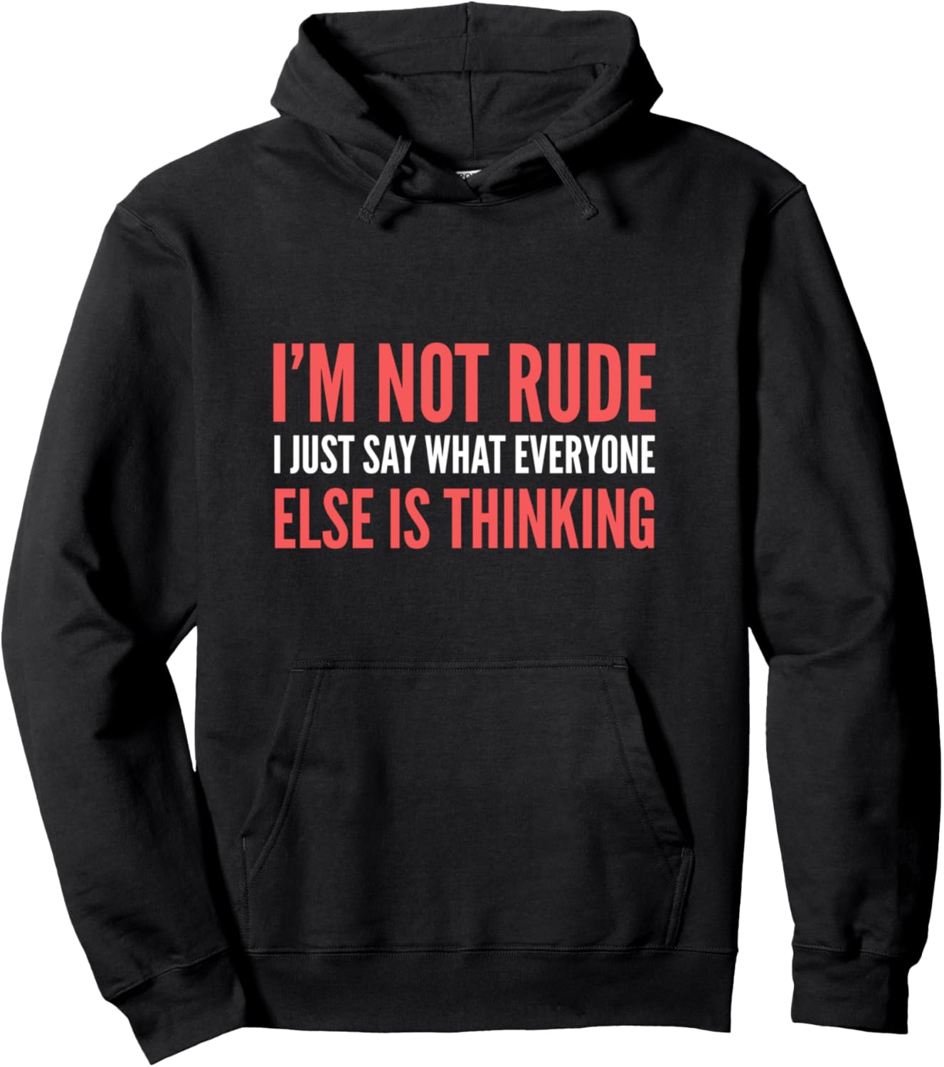 Я не откровенный и прямолинейный. Безжалостная толстовка I'M Not Rude, черный
Я не откровенный и прямолинейный. Безжалостная толстовка I'M Not Rude, черный