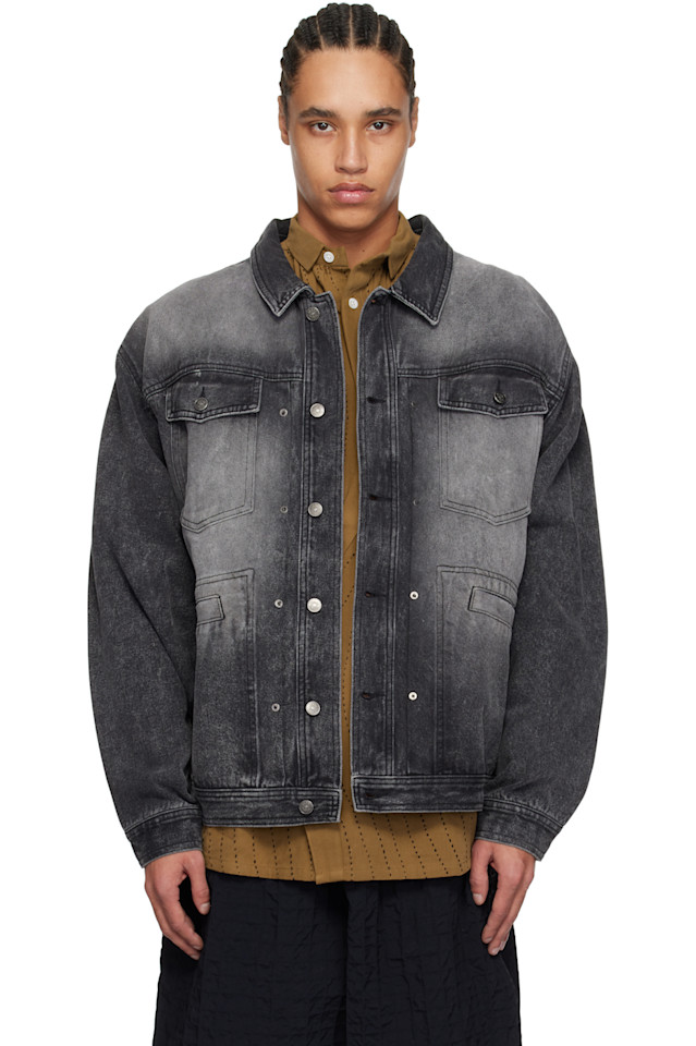 Джинсовая куртка с ручной вышивкой Glass Cypress, черный
Джинсовая куртка с ручной вышивкой Glass Cypress, черный