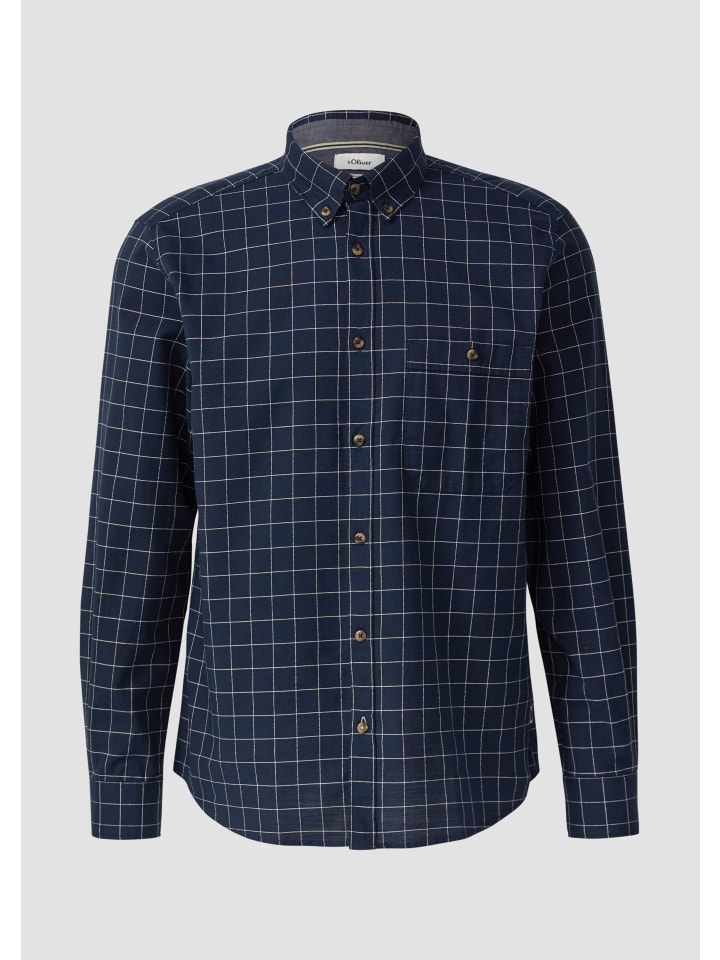 Рубашка s.Oliver, синий 
Рубашка s.Oliver, синий