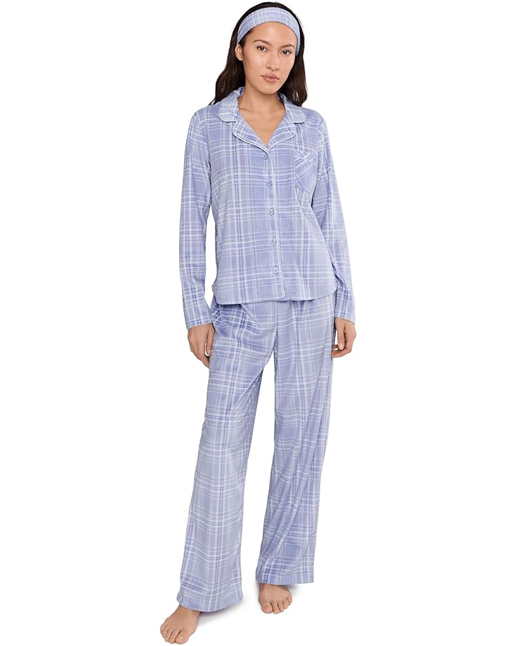 Женский комплект для сна Karen Neuburger Petite Minky Fleece с длинным рукавом и длинными брюками, Blue Plaid
Женский комплект для сна Karen Neuburger Petite Minky Fleece с длинным рукавом и длинными брюками, Blue Plaid
