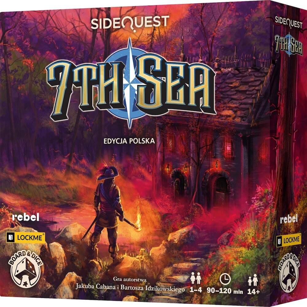 SideQuest: 7th Sea (польское издание), карточная игра, Rebel
SideQuest: 7th Sea (польское издание), карточная игра, Rebel