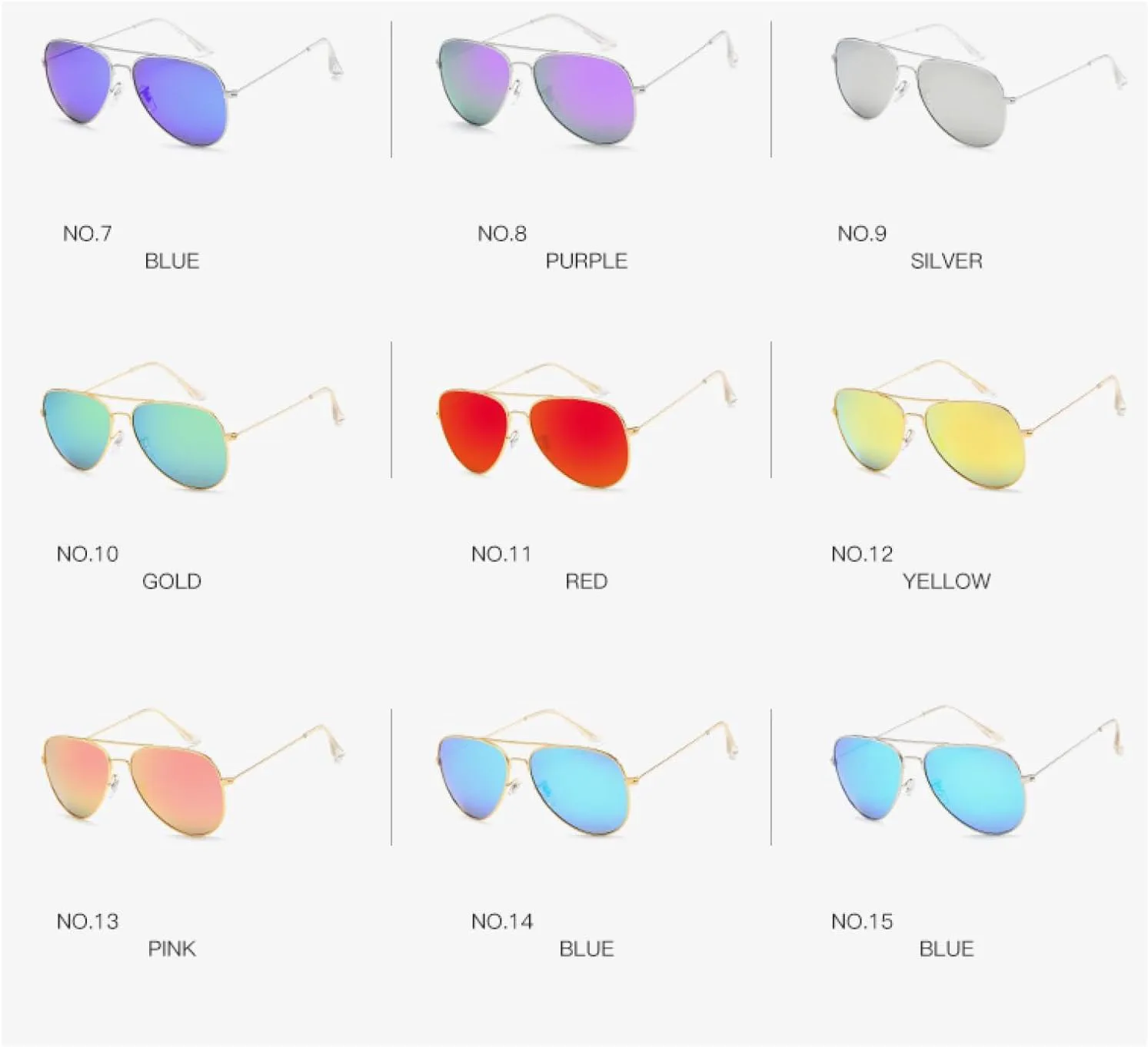 Солнцезащитные очки с защитой UV400 | Металлические петли, цветные линзы | Для женщин и мужчин, для занятий спортом на открытом воздухе и вождения DSVIGF, 14
Солнцезащитные очки с защитой UV400 | Металлические петли, цветные линзы | Для женщин и мужчин, для занятий спортом на открытом воздухе и вождения DSVIGF, 14