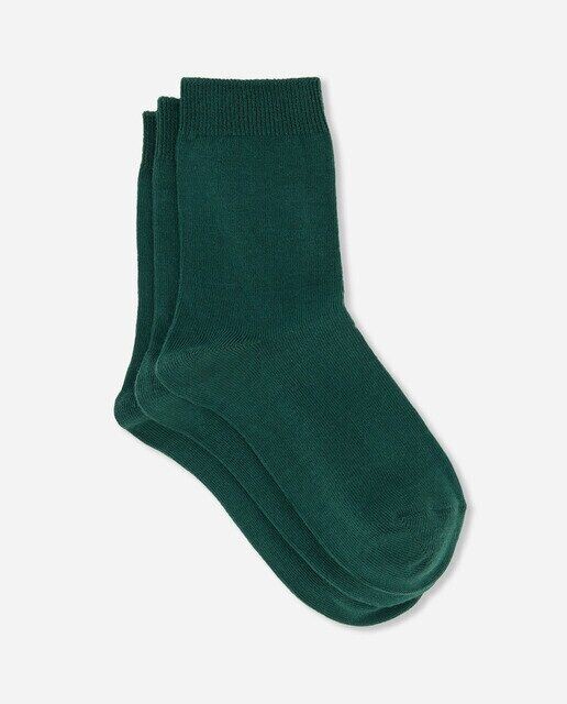 Комплект из трёх однотонных носков для девочек Cotton Juice, зеленый
Комплект из трёх однотонных носков для девочек Cotton Juice, зеленый
