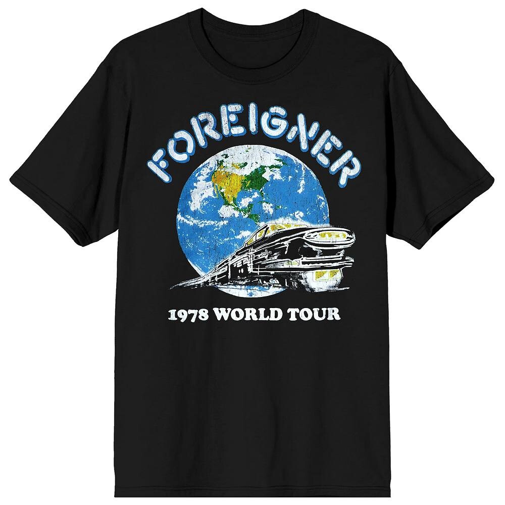 Мужская футболка Foreigner World Tour 1978 года Licensed Character, черный
Мужская футболка Foreigner World Tour 1978 года Licensed Character, черный