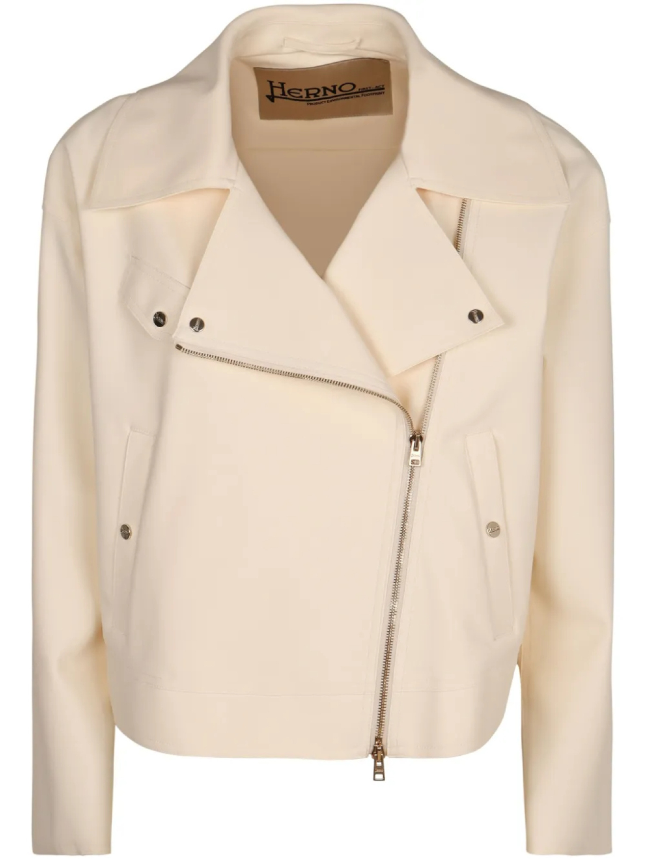 Байкерская куртка на молнии Herno, нейтральный
Байкерская куртка на молнии Herno, нейтральный
